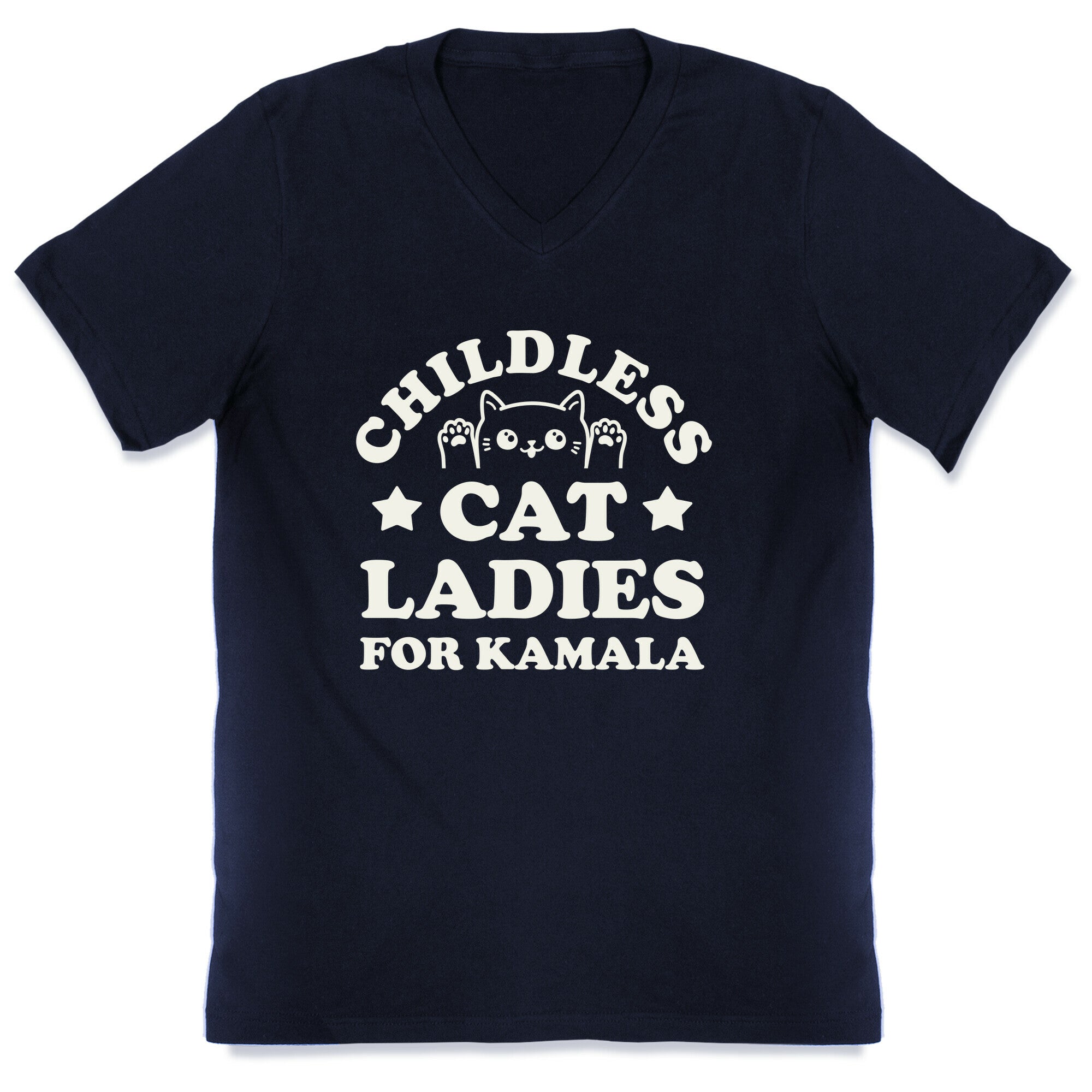 Childless Cat Ladies for Kamala V-Neck